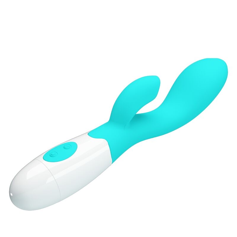 PRETTY LOVE - VIBRATEUR POINT G LUMINEUX VERT AQUA