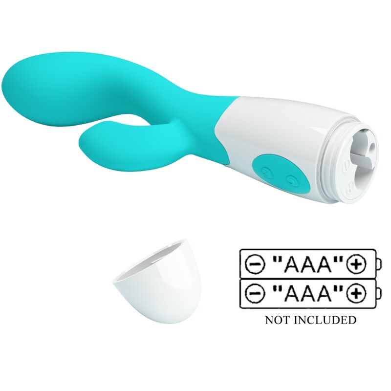 PRETTY LOVE - VIBRATEUR POINT G LUMINEUX VERT AQUA