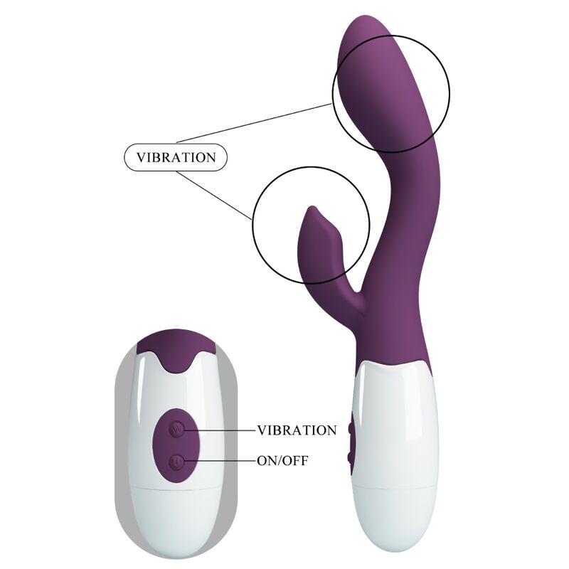 PRETTY LOVE - BRIGHTY G-SPOT VIBRATOR PURPLE - 9