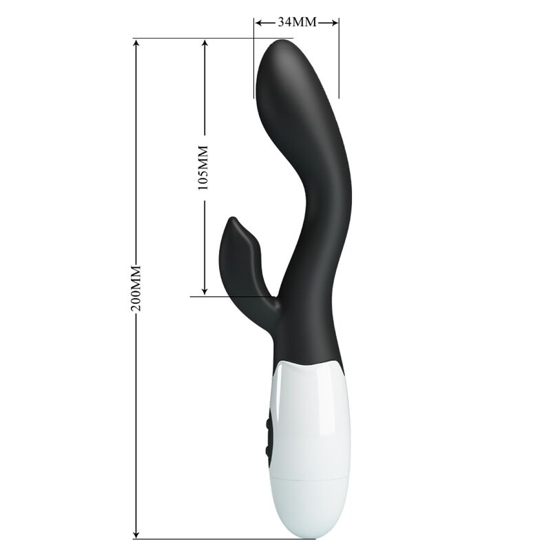 PRETTY LOVE - BRIGHTY G-SPOT VIBRATOR BLACK - 8