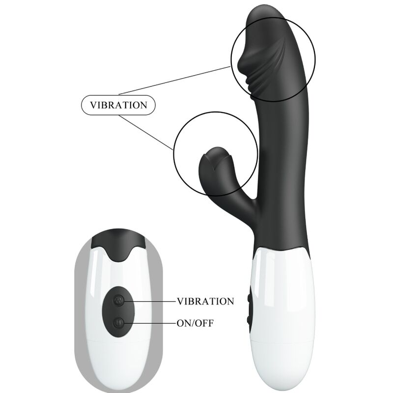 PRETTY LOVE - SNAPPY G-SPOT VIBRATOR BLACK - 9