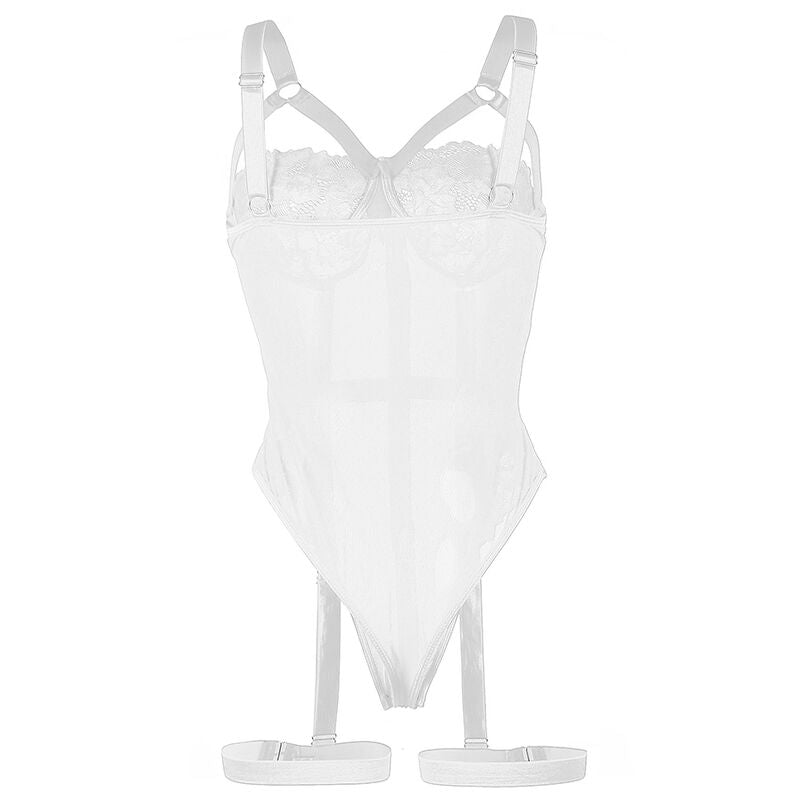 SUBBLIME - TEDDY WITH GARTER STRAP DETAIL CHEST WHITE L/XL - L/XL - 28