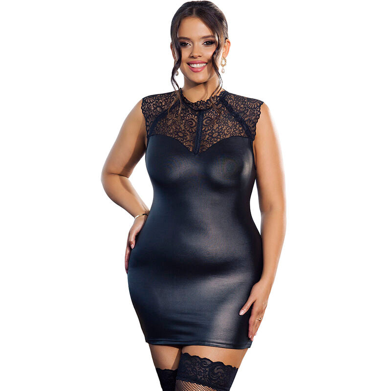 SUBBLIME - SEXY LEATHER DRESS L/XL - L/XL - 19