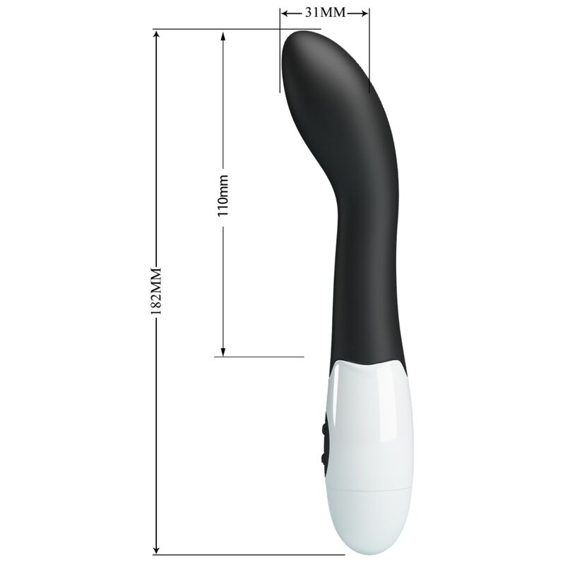 PRETTY LOVE - BISHOP G-SPOT VIBRATOR 30 MODES BLACK - 8