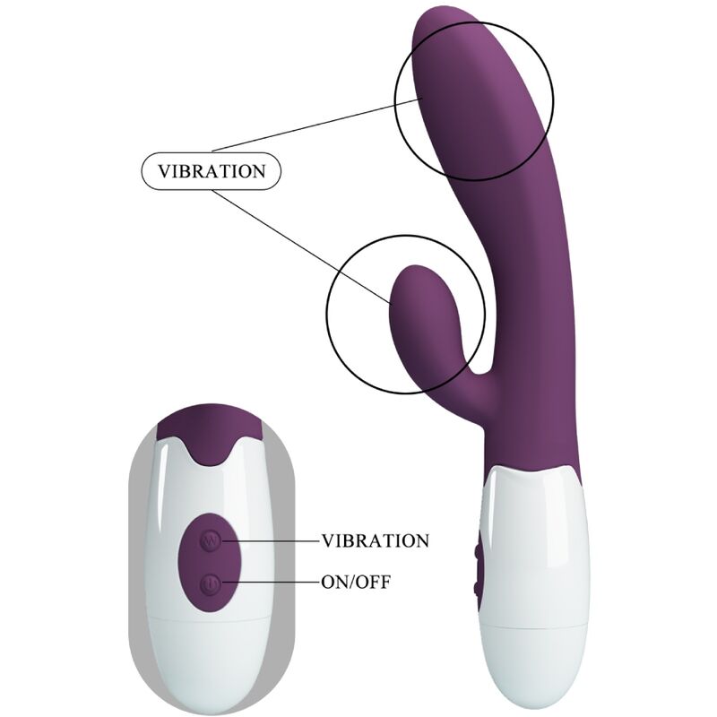 PRETTY LOVE - ALVIS RABBIT VIBRATOR & PURPLE G-SPOT - 3