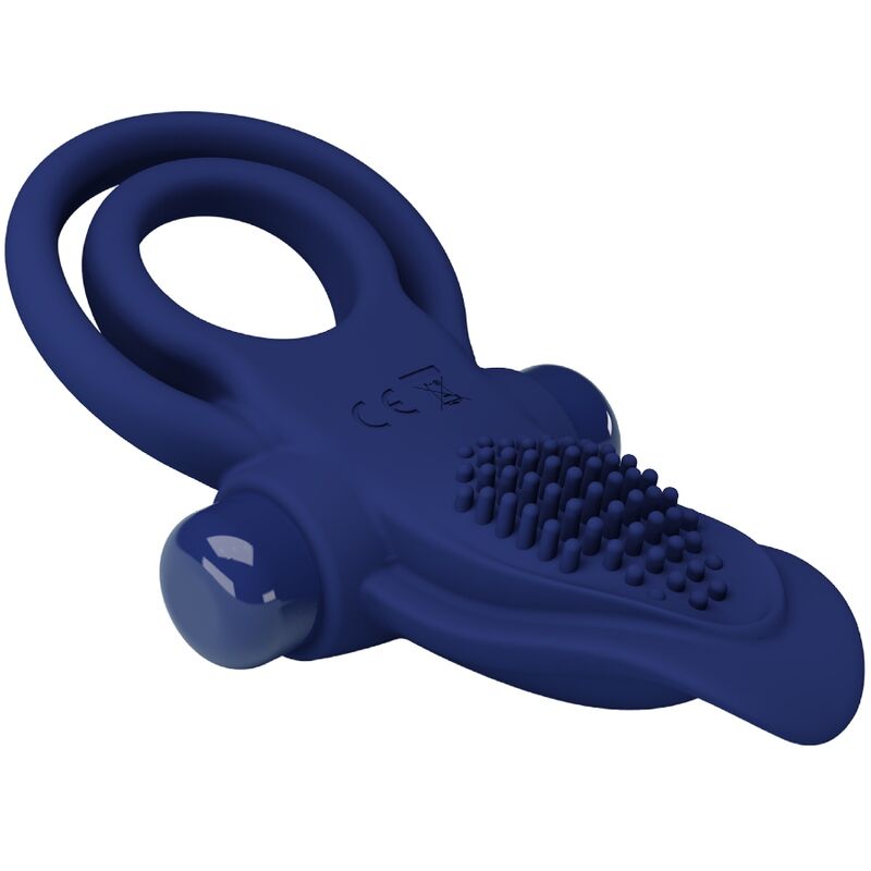 PRETTY LOVE - BRONSON DOUBLE RING WITH VIBRATION BLUE - 6