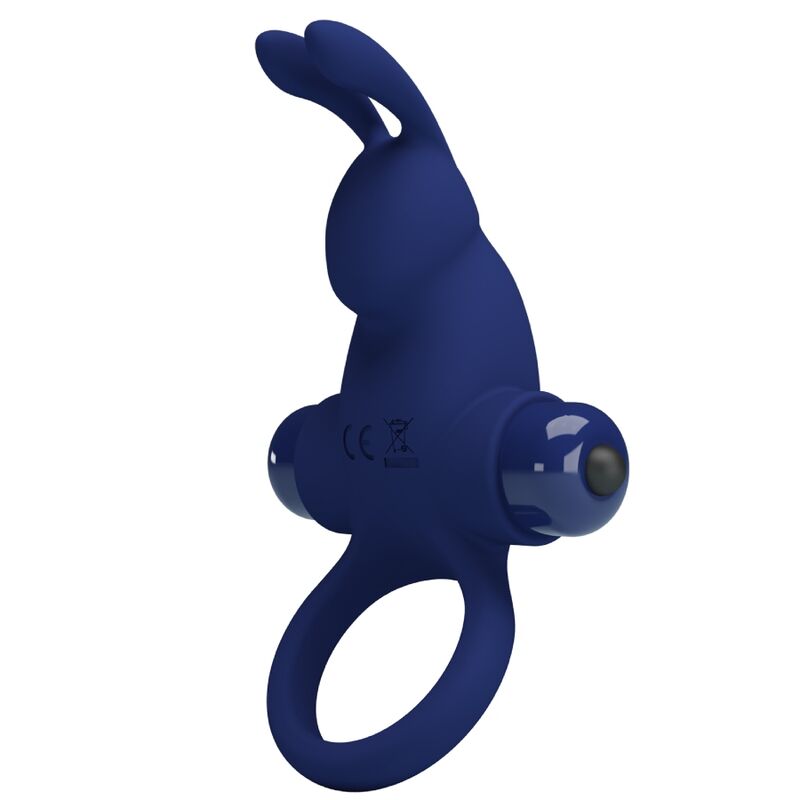 PRETTY LOVE - JIRO RABBIT RING WITH VIBRATION BLUE - 9