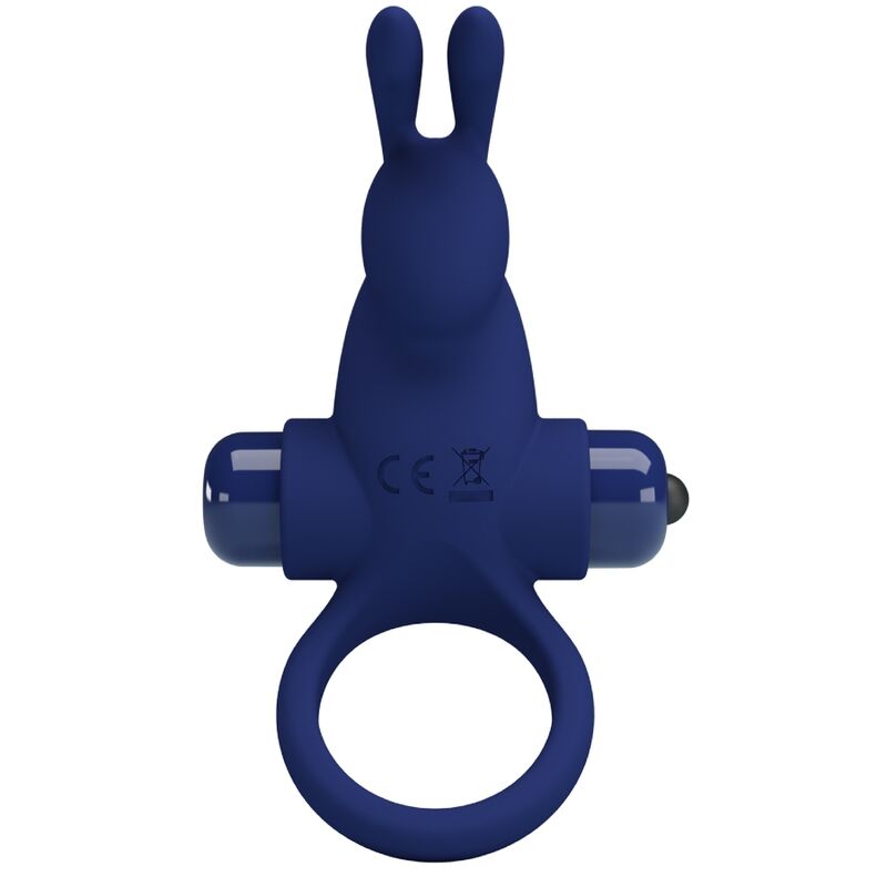 PRETTY LOVE - BAGUE LAPIN JIRO AVEC VIBRATION BLEU
