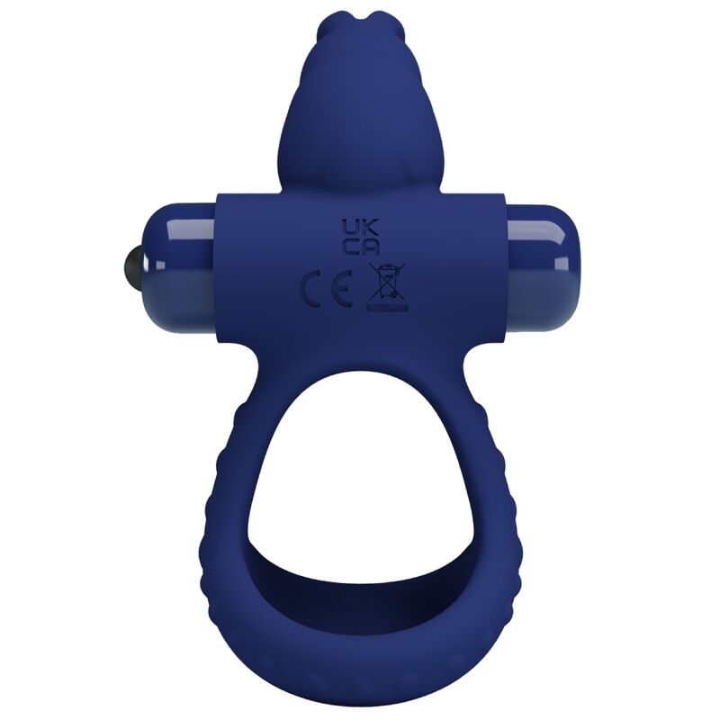 PRETTY LOVE - LUCHITO DOUBLE BAGUE VIBRANTE LAPIN BLEU