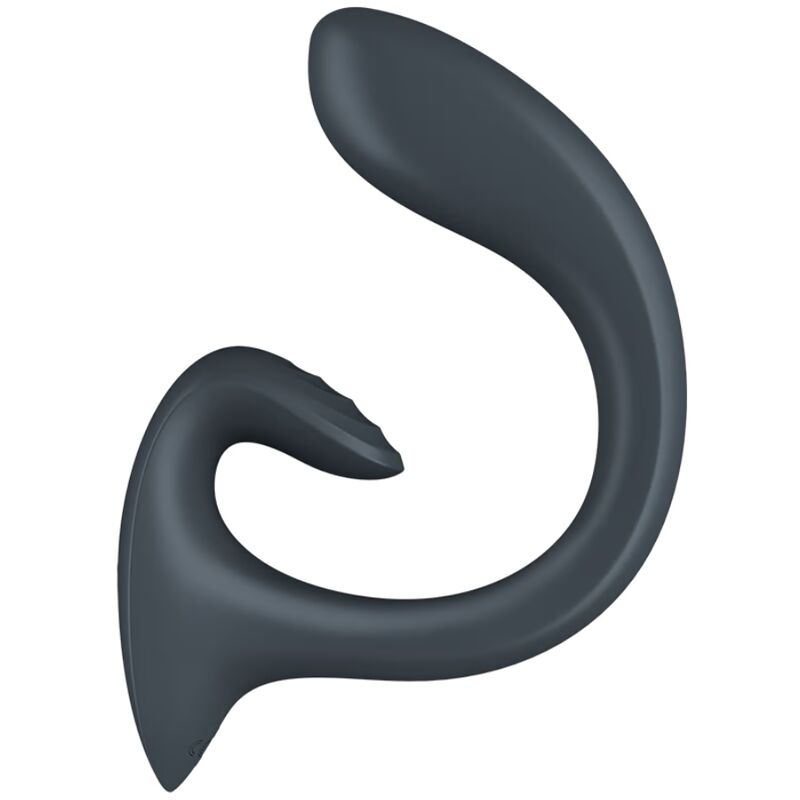 SATISFYER - G FOR GODDESS 1 RABBIT VIBRATOR DARK GRAY - 3