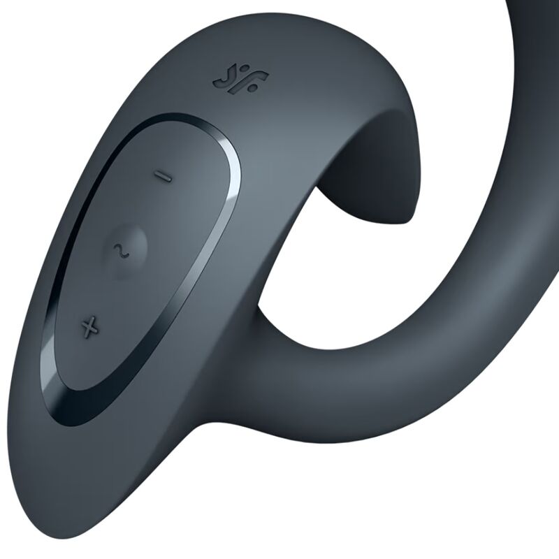 SATISFYER - G FOR GODDESS 1 RABBIT VIBRATOR DARK GRAY - 2