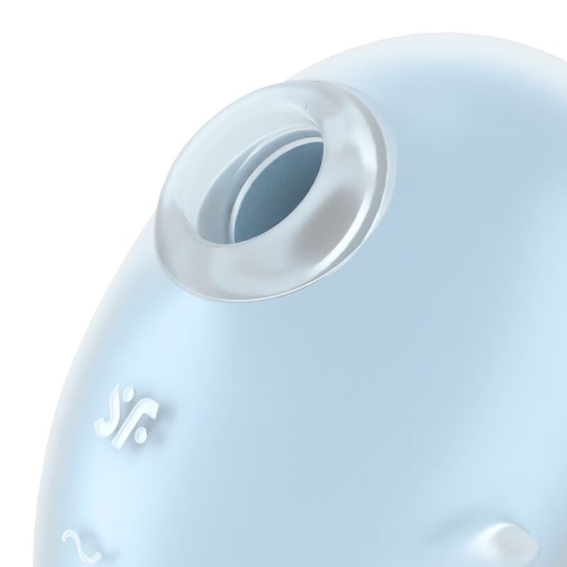 SATISFYER - CUTIE GHOST LAY-ON VIBRATOR LIGHT BLUE - 4
