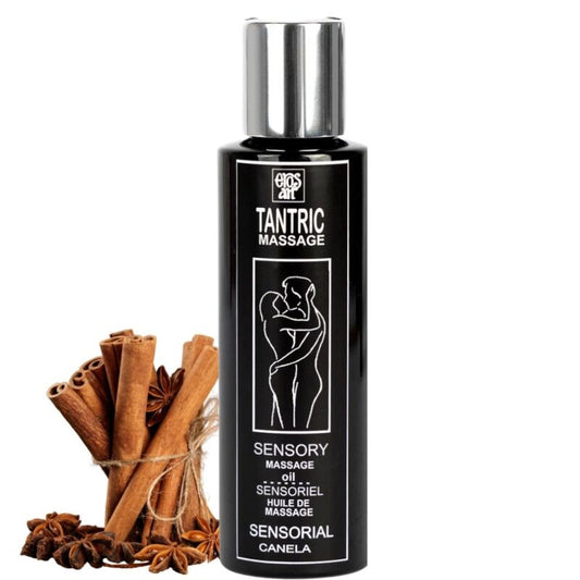 EROS-ART - OLIO DA MASSAGGIO TANTRICO NATURALE E CANNELLA AFRODISIACA 100 ML - Secretroomsexyshop