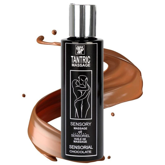 EROS-ART - OLIO DA MASSAGGIO TANTRICO NATURALE E AFRODISIACO AL CIOCCOLATO 100 ML - Secretroomsexyshop