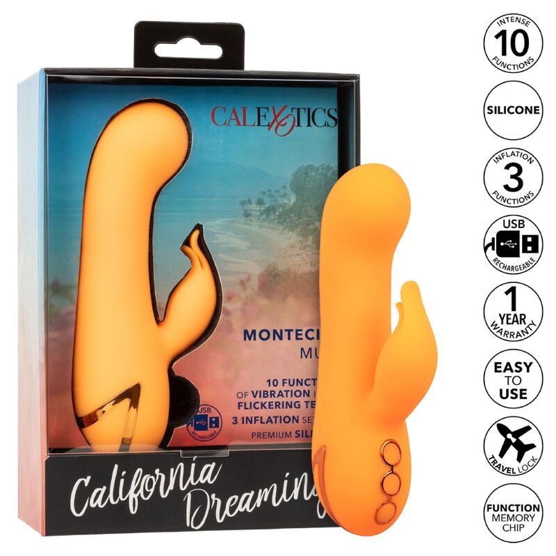CALEXOTICS - MONTECITO MUSE VIBRATOR RABBIT ORANGE BY CALIFORNIA DREAMING - 8