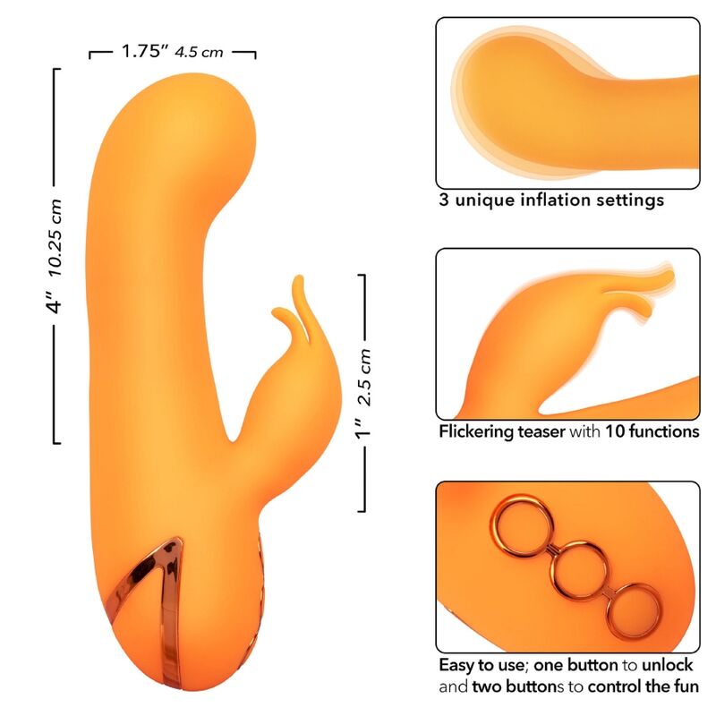 CALEXOTICS - MONTECITO MUSE VIBRATOR RABBIT ORANGE BY CALIFORNIA DREAMING - 7