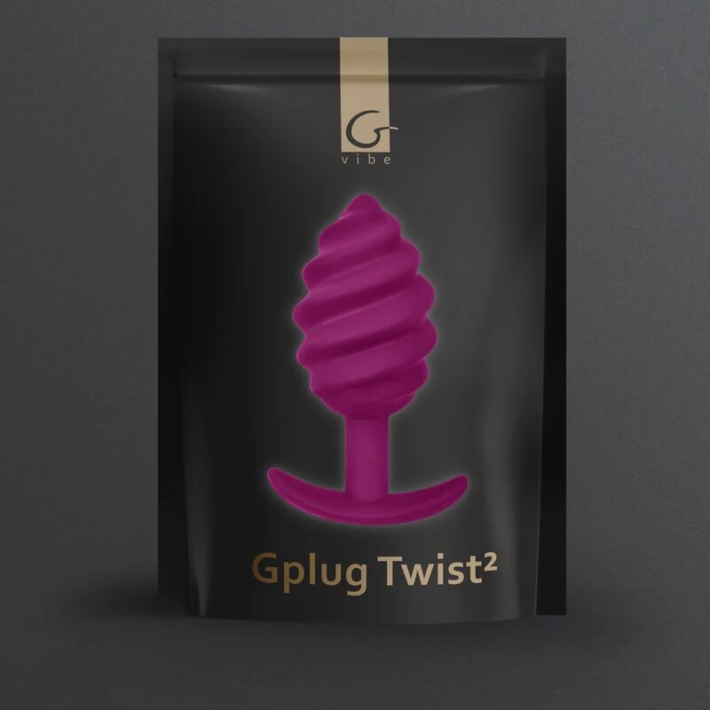 G-VIBE - GPLUG TWIST 2 PURPLE ANAL PLUG - 6