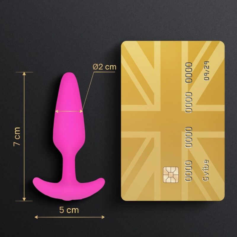 G-VIBE - GPLUG VIBRATOR PLUG ANAL XS FUCHSIA - 3
