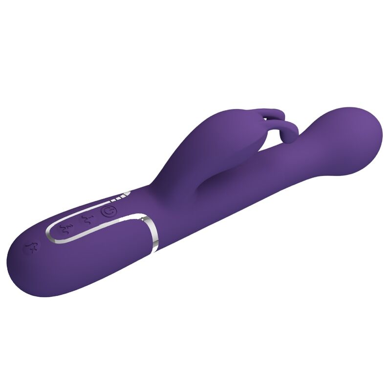 PRETTY LOVE - DEJON RABBIT VIBRATOR 3 IN 1 MULTIFUNCTION PURPLE - 5