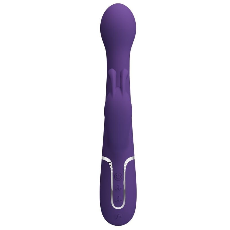 PRETTY LOVE - DEJON RABBIT VIBRATOR 3 IN 1 MULTIFUNCTION PURPLE - 10