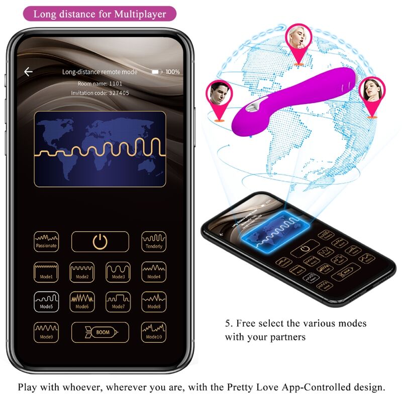 PRETTY LOVE - HECTOR ELECTROSHOCK VIBRATOR FREE APP VIOLET - 5