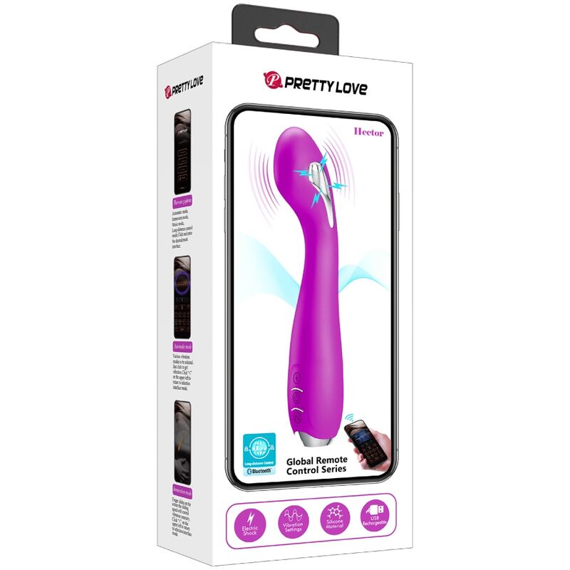 PRETTY LOVE - HECTOR ELECTROSHOCK VIBRATOR FREE APP VIOLET - 4