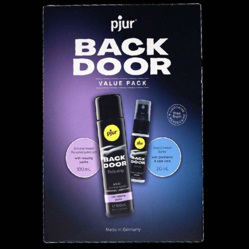 PJUR - BACK DOOR SET OF ANAL LUBRICANT AND SPRAY - 3