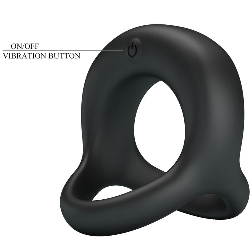 PRETTY LOVE - ELLIOTT BLACK VIBRATOR RING - 8