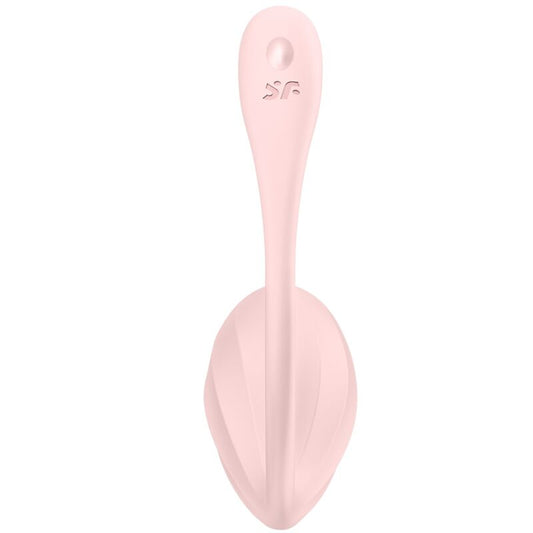 SATISFYER - RIBBED PETAL STIMULATOR WITH REMOTE CONTROL G POINT ROSE APP FREE
