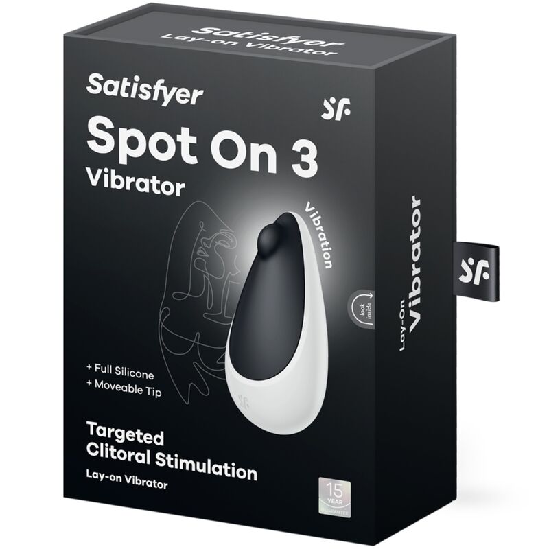 SATISFYER - SPOT ON 3 CLITORIS STIMULATOR BLACK - 2