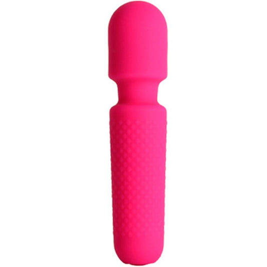 ARMONY - YOUR MAGIC MASSAGER & VIBRATOR RECHARGEABLE 10 VIBRATIONS WAND DOTS PINK - 1