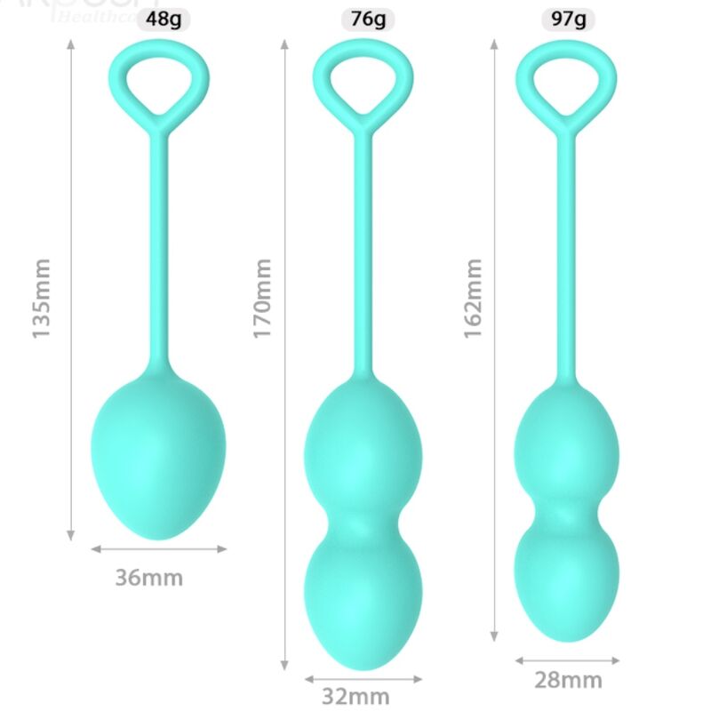 ARMONY - ANABIOSIS VAGINAL DUMBBELL 3 LEVELS GREEN - 6