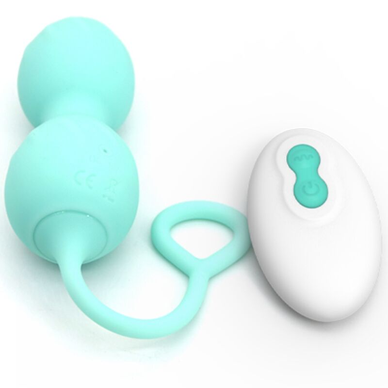 ARMONY - BLOSSOMS VAGINAL DUMBBELL VIBRATION REMOTE CONTROL 10 VIBRATIONS GREEN - 2