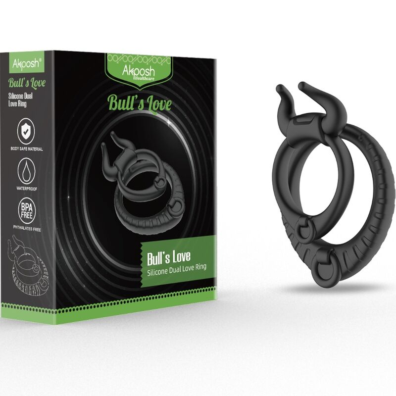 ARMONY - BULL'S PASION BLACK RING