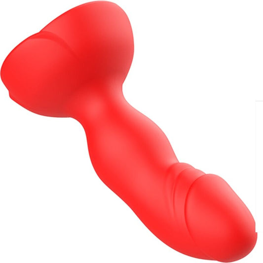 ARMONY - EXTREME A BLOOM ROSE VIBRATOR & ANAL PLUG REMOTE CONTROL RED - 1