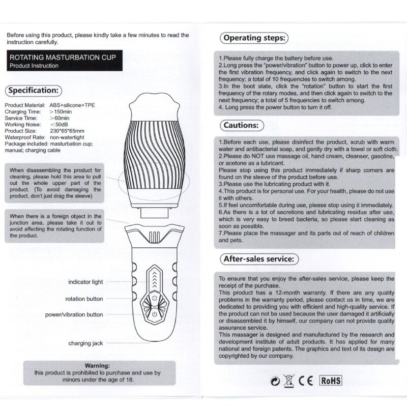 ARMONY - BELUCCI VIBRATOR ORAL MASTURBATOR WHITE