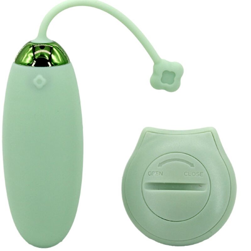 ARMONY - KITTY FUN EGG VIBRATORE TELECOMANDO 10 VIBRAZIONI VERDE