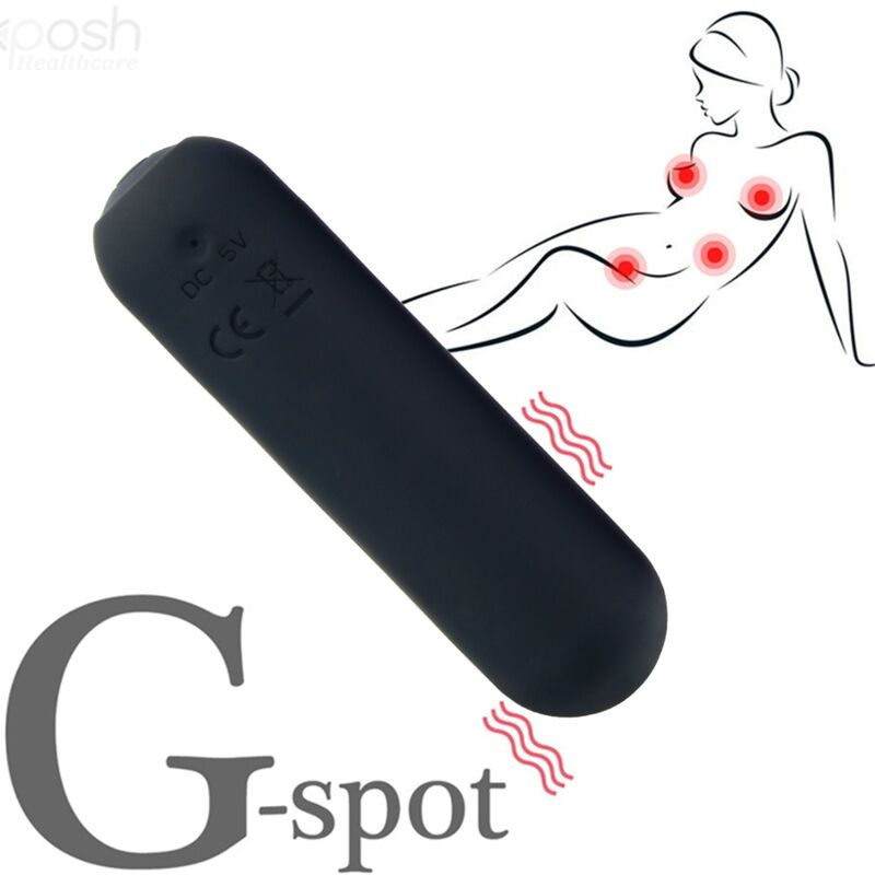 ARMONY - SPLASH JOIE VIBRATOR BULLET SILICONE REMOTE CONTROL 10 VIBRATIONS 75 X 19 CM BLACK - 6