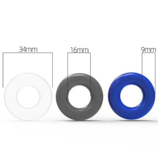 HARMONY - TITAN LOVE DONUT RING MULTIPLE COLORS