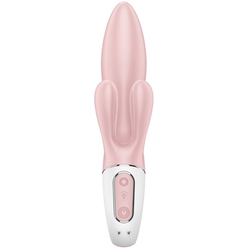SATISFYER - AIR PUMP BUNNY 3 INFLATABLE RABBIT VIBRATOR PINK - 2