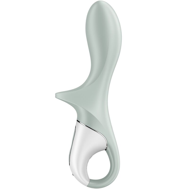 SATISFYER - AIR PUMP BOOTY 3 INFLATABLE ANAL VIBRATOR GREYGREEN - 3