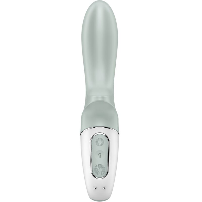 SATISFYER - AIR PUMP BOOTY 3 INFLATABLE ANAL VIBRATOR GREYGREEN - 1