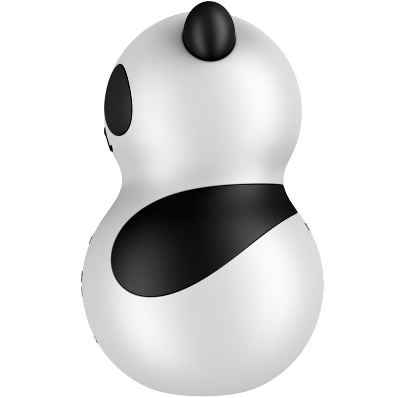 SATISFYER - POCKET PANDA STIMULATOR & VIBRATOR BLACK AND WHITE - 2