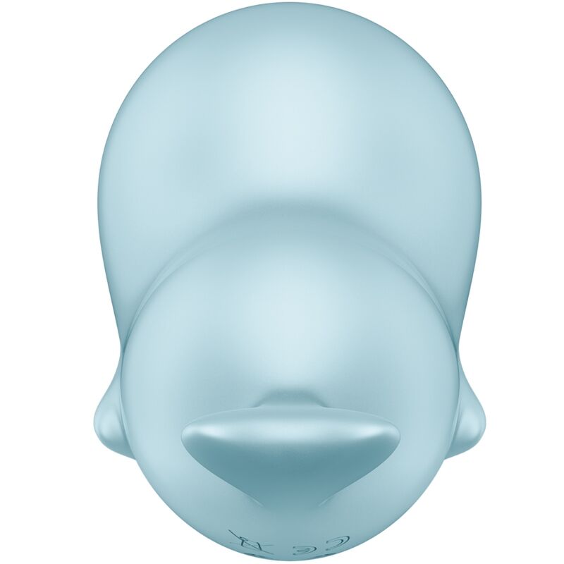SATISFYER - SASSY SEAL STIMULATOR AND VIBRATOR BLUE