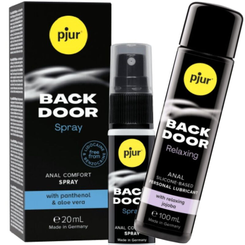PJUR - BACK DOOR SET OF ANAL LUBRICANT AND SPRAY - 5