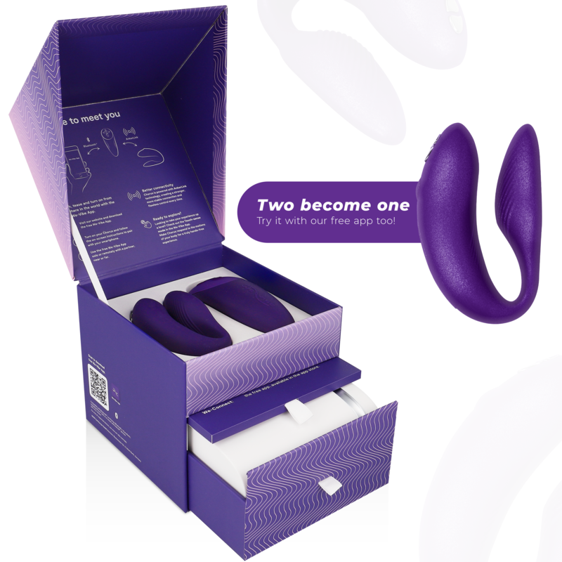 WE-VIBE - CHORUS VIBRATOR FOR COUPLES WITH LILAC SQUEEZE CONTROL - 6