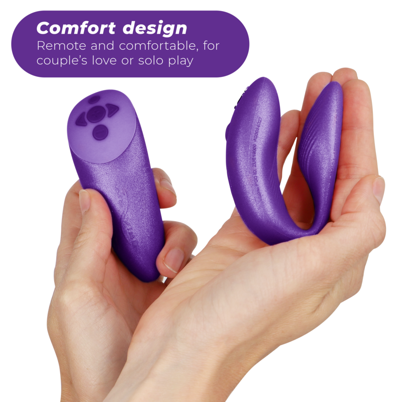 WE-VIBE - CHORUS VIBRATOR FOR COUPLES WITH LILAC SQUEEZE CONTROL - 2