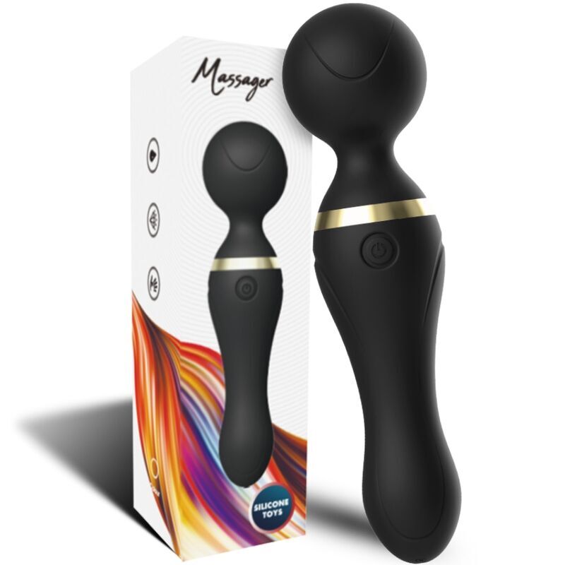 ARMONY - FREEZA MASSAGER & VIBRATOR SUPER FLEXIBLE HEAD BLACK - 4