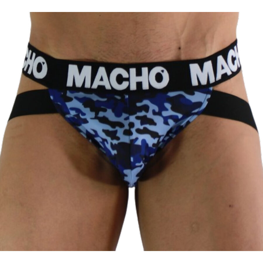 MACHO - MX28MA JOCK MILITARY BLUE XL - XL / BLUE - 36