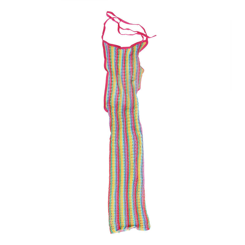 SUBBLIME - 952341 RAINBOW FISHNET DRESS ONE SIZE - 13